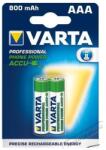 VARTA Professional AAA (HR03) 800mAh akku 2db