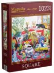 Magnolia Puzzle Magnolia din 1023 piese - Poartă de pisici (6101) Puzzle