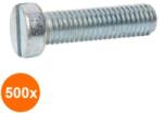 Rocast Set 500 x Surub Cap Cilindric Crestat 84 Otel Gr. 4.8 Nichelat-M3 x 6 (COR-500x0084136S)