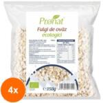 Pronat Foil Pack Set 4 x Fulgi de Ovaz BIO, 350 g, Pronat