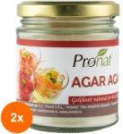 Pronat Glass Pack Set 2 x Agar Gelifiant Natural, 100g