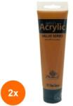 Phoenix Set 2 x Culoare Acrilica Artists Acrylic Phoenix, Raw Sienna, 100 ml (CUL-2xCH 100A601)