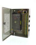 Well Sursa in Comutatie AC-DC cu Cutie, 240W 12V 20A, 18 Canale, Well (PSUP-SO/B-12V240W18CH-WL)