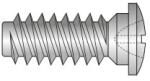 Rocast Eurosurub Cap Bombat O9 mm Locas Z Filet Dublu Otel Zamac-L 11 (VR.7461.03S)