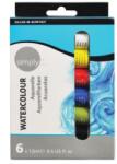 Daler-Rowney Set 6 x 12ml Acuarele Simply Daler Rowney (34500006)