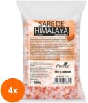 Pronat Foil Pack Set 4 x Sare Neiodata de Himalaya, Grunjoasa, 300 g