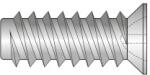 Rocast Eurosurub Cap Ingropat O7.7 mm Locas Z Filet Dublu Otel Zincat-L 25 (VR.7471.07S)