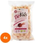 Bonitas BioKids Set 4 x Pufuleti Bio cu Sfecla Rosie, 55 g, Biokids