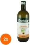 Joe and Co Set 2 x Ulei de Floarea Soarelui Bio, Crudolio, 1000 ml