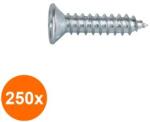 Rocast Set 250 x Surub Cap Inecat Pentru Tabla 7982 Otel Zincat-3.5x 38 (COR-250x798203538S)