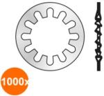 Rocast Set 1000 x Saiba Elastica Dinti Interioari Forma I 6797 Otel Zincat-53 (COR-1000x6797I53S)