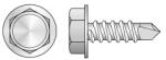 Schaefer-Peters Surub Autoforant Cap Hex Forma K, DIN 7504 Inox A2, 3.9 x 16 mm (750423916S)