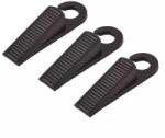 Perfect Home Opritor Usa, Plastic, 9 x 2.5 cm, Negru, 3 Bucati, Perfect Home (MRK-14802)