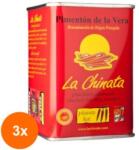 La Chinata Set 3 x Paprika Afumata Picanta in Cutie Metalica, la Chinata, 70 g