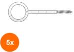 Rocast Set 5 x Holsurub Ochi Sudat D51mm Otel Zincat-12x 240 (COR-5xX061112240S)