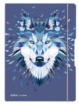 Pelikan Caiet My Book Flex A4, 2 x 40 File Dictando + Matematica, Wild Animals Wolf (HRZ-50027262)