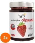 Bun de Tot Set 2 x Dulceata de Capsuni fara Zahar, 360 g, Bun de Tot