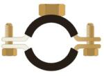 Rocast Colier Standard Piulita Dubla Protectie Cauciuc Banda 20x2 Mm Piulita M8+m10 46-511 12 (CCA06113S)