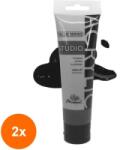 Phoenix Set 2 x Culoare Acrilica Artists Acrylic Phoenix, Mars Black, 100 ml (CUL-2xCH 100A791)