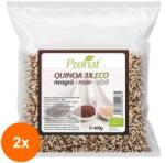 Pronat Foil Pack Set 2 x Amestec BIO de Quinoa, Neagra, Rosie si Alba, 400 g, Pronat