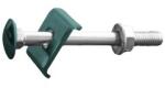 Rocast Surub T pentru Gard M6 x 60 mm, Fixare Panouri de Gard pe Stalpi Rectangulari 40 mm, Vopsit RAL 6005 (SG660EVS)