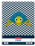 Pelikan Caiet A4, 80 File, Spirala, Matematica, Cute Animals, Motiv Testoasa (HRZ-50039203)