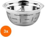 Grunberg Set 3 x Bol din Inox cu Diametru 22 cm, Grunberg (GUJ-3xICB-I22) Castron