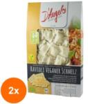 D'Angelo Set 2 x Ravioli Bio cu Branza Fondanta Vegana, D'angelo Pasta, 250 g