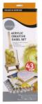 Daler Rowney Set acrilic si sevalet Simply Daler Rowney (26500201) Sevalet