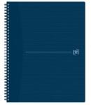 OXFORD Caiet Oxford Origins, A4 + 70 File, Hartie Optik 90 g / mp, Scribzee, Coperta Flexibila, Dictando, Albastru Inchis (HRZ-400150002)