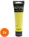 Phoenix Set 2 x Culoare Acrilica Artists Acrylic Phoenix, Galben Lamaie, 100 ml (CUL-2xCH 100A215)
