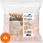Pronat Foil Pack Set 4 x Sare Neiodata de Himalaya, Grunjoasa, 1 - 2 mm, 500 g