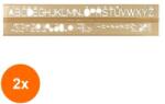 KOH-I-NOOR Set 2 x Sablon Litere si Cifre, 20 mm (HOK-2xKH-K748 014)