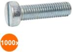 Rocast Set 1000 x Surub Cap Cilindric Crestat 84 Otel Gr. 4.8 Zincat-M3 x 8 (COR-1000X0084438S)