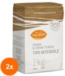 Naldoni Set 2 x Faina din Grau Tanar Integrala, Naldoni, 1 kg