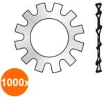 Rocast Set 1000 x Saiba Elastica Dinti Exteriori Forma A 6797 Otel Zincat-64 (COR-1000x6797A64S)