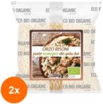 Pronat Foil Pack Set 2 x Paste Bio din Grau Dur Orzo Risoni, 300 g