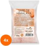 Pronat Foil Pack Set 4 x Sare Neiodata de Himalaya de Masa, 500 g, Pronat