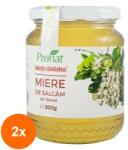 Pronat Glass Pack Set 2 x Miere de Salcam, Pronat, 500 g