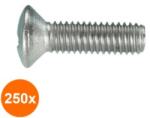 Rocast Set 250 x Surub Cap Semiinecat Locas Cruciform 966 Otel Gr. 4.8 Zincat-M6 x 40 (COR-250x09664640S)