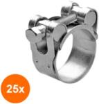Rocast Set 25 x Colier pentru Furtun de Inalta Presiune 44-47 Otel Galvanizat (COR-25xJS.02047S)