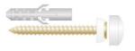 Rocast Dibluri pentru Oglinda Tip 1, Capac Plastic Alb, 4.5 x 50/6 (AA.10445050S)