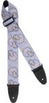 Ortega Nylon Guitar-Strap - Charcoal Skull