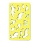 KOH-I-NOOR Sablon Mic cu 13 Animale, 2 x 120 x 210 mm (KH-K749 056)