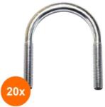 Rocast Set 20 x Colier U pentru Tevi-m 8d32 H 70 B35 (COR-20xCU.08032S)