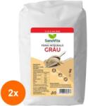 SanoVita Set 2 x Faina Integrala de Grau, Sanovita, 1 Kg