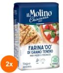 Chiavazza Set 2 x Faina din Grau Tanar Tip 00 pentru Pizza, Chiavazza, 1 kg