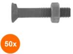 Rocast Set 50 x Surub Torbant Nas Piulita 604 Otel Gr. 4.6-M12 x 70 (COR-50x060441270S)