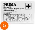 Prima Set 2 x Trusa Prim Ajutor Auto din13164, Avizata RAR, Prima (TEV-2xVTR-1454-BOX-ALB)