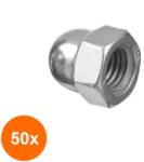 Rocast Set 50 x Piulita Infundata Inalta din 1587 Otel Zincat-M10 (COR-50X1587610S)